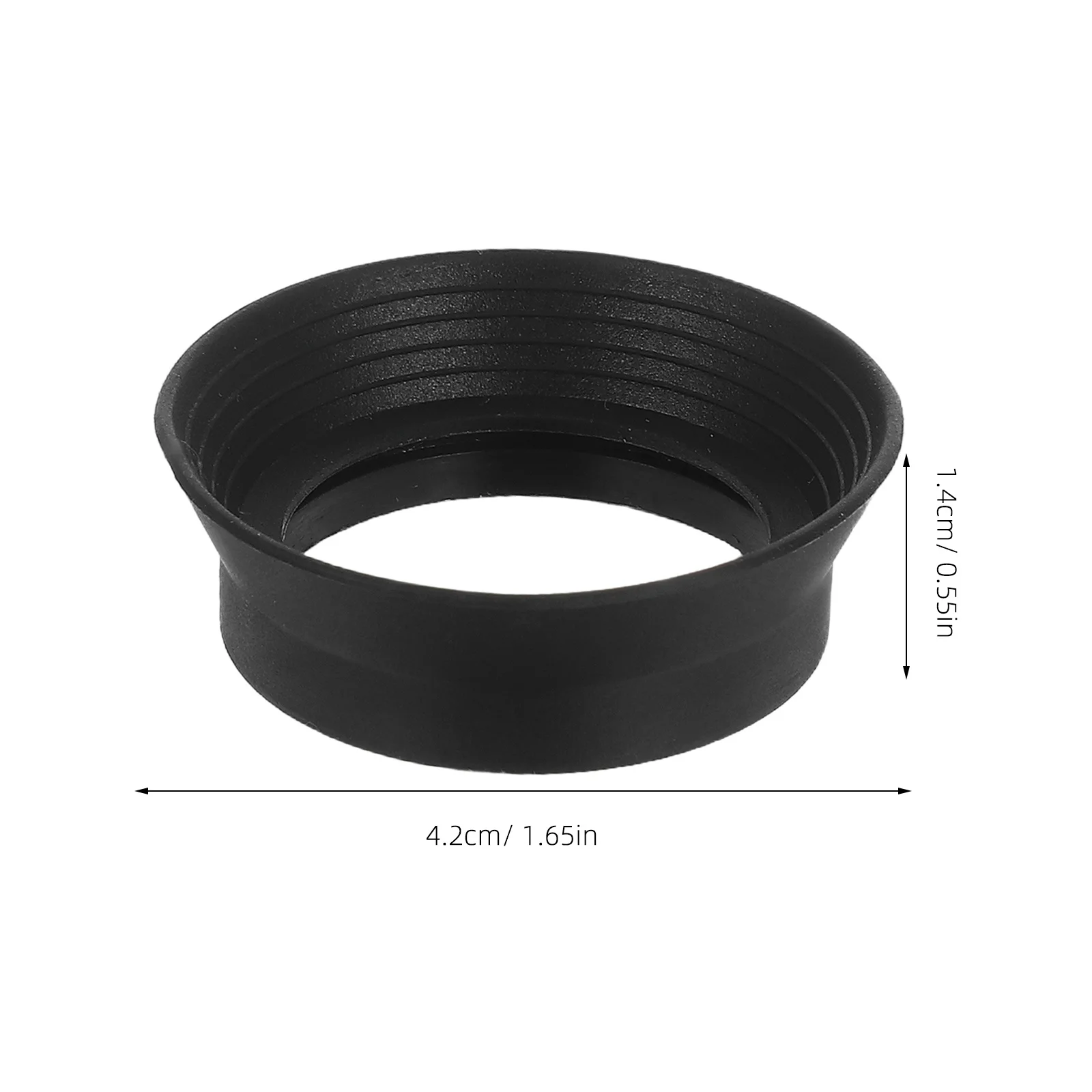 2 pçs microscópio ocular capa redução de interferência de luz fácil instalar telescópio estéreo ocular protetor escopo capa