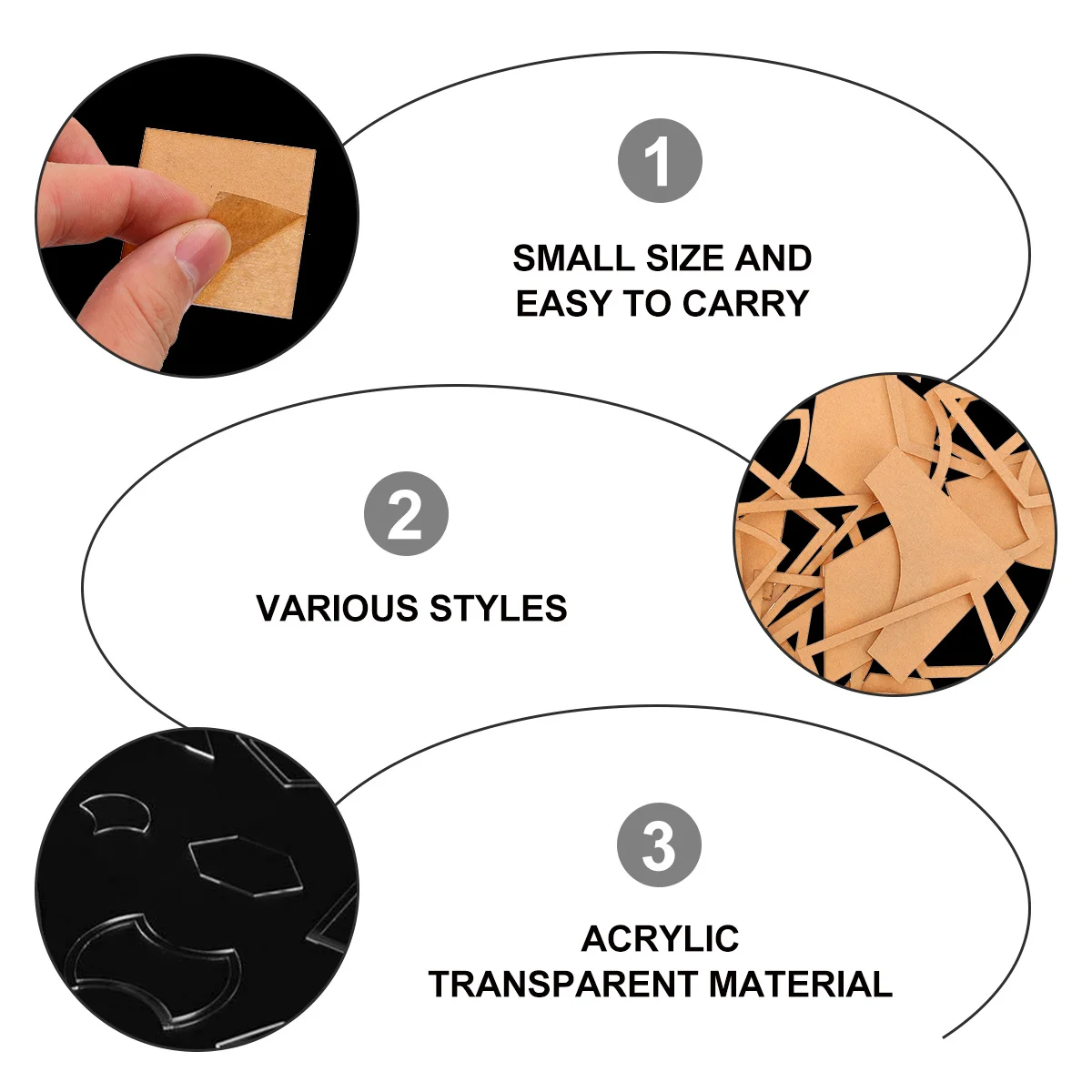 

54Pcs Multi Pattern Acrylic Quilting Templates for DIY Sewing Patchwork Embroidery Craft Supply Quilting Template