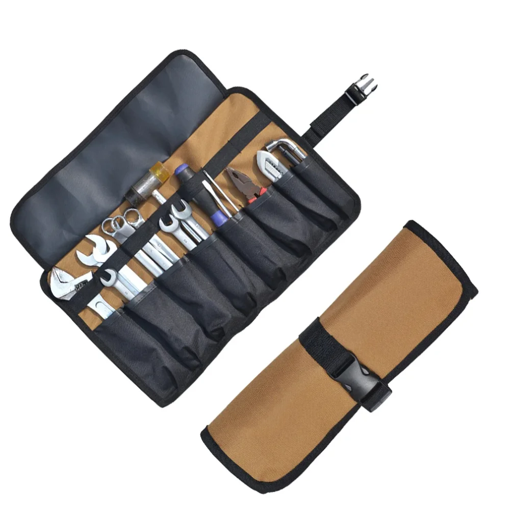 

Tool Bags Oxford Storage Portable Toolkit Folding Reel Rolling Electricians Organizer Multi-purpose Car Repair Tool Kit Bags
