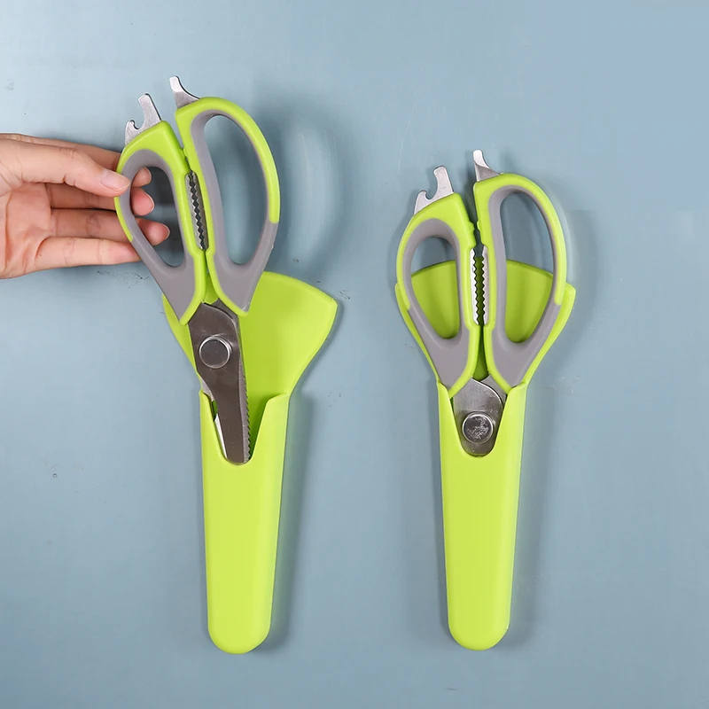 Multi Purpose Portable Kitchen Cooking Cutting Sharp Scissors Shears Stainless Steel