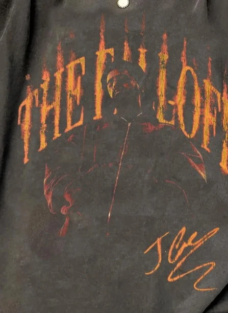 J Cole 2026 Fall Off Tour T-Shirt, Lässiger und lockerer Schnitt, Reine Baumwolle, Paar-Stil, Ganzjahres-Streetwear Vintage-Kleidung – Detail 4