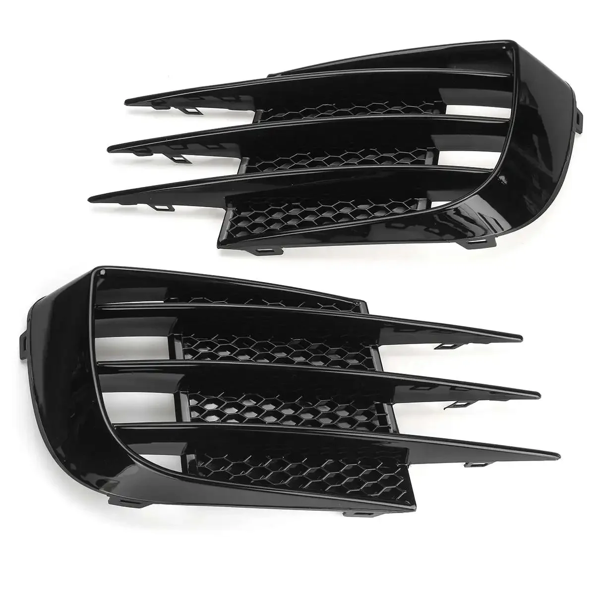 زوج سيارة الضباب ضوء الحاجب العين سكين الرياح الكسوة لشركة فولكس فاجن جولف 6 MK6 VI GTI GTD R R20 2008-2013 المصد الأمامي مصبغة الضباب المفسد #4