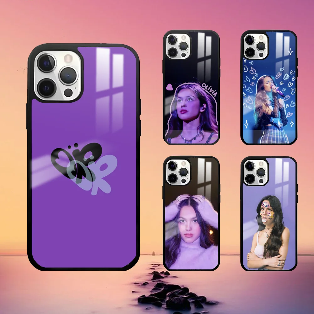 Singer O-Olivia Rodrigo Phone Case For iPhone 16 15 14 13 12 11 Pro Max Plus Mini Fashion High Quality mirror phone case