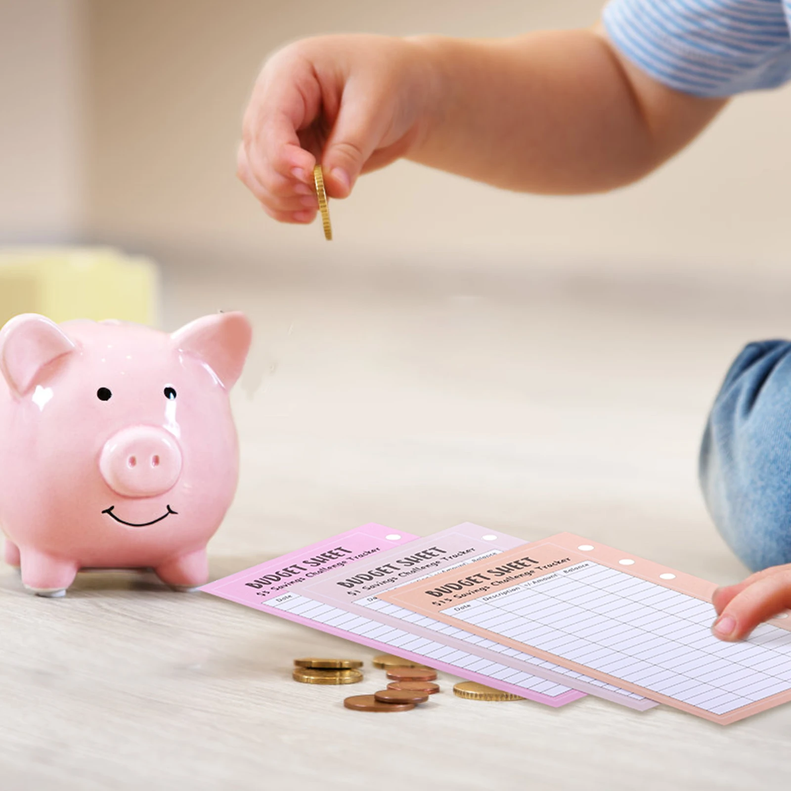

A6 6-Ring Saving Challenge Cash Recording Sheets For Budgeting Finance Tracker Replacement Paper Sheets For Savings Goals