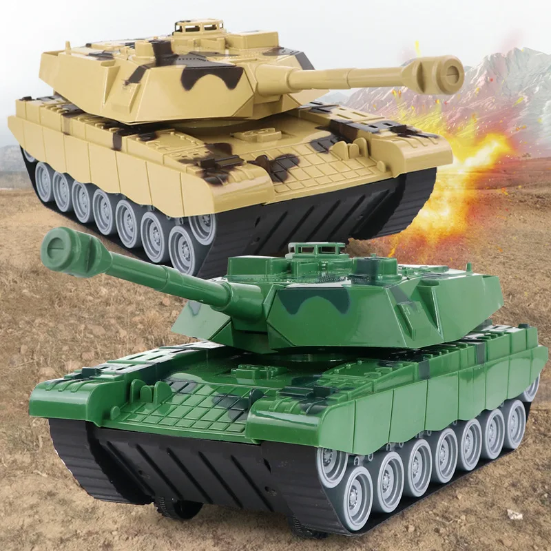 

42CM Large Lifelike Tank Children's Inertia Simulation Car Combat Vehicle Model Boy's Toy Durable Tough Partially Moveable