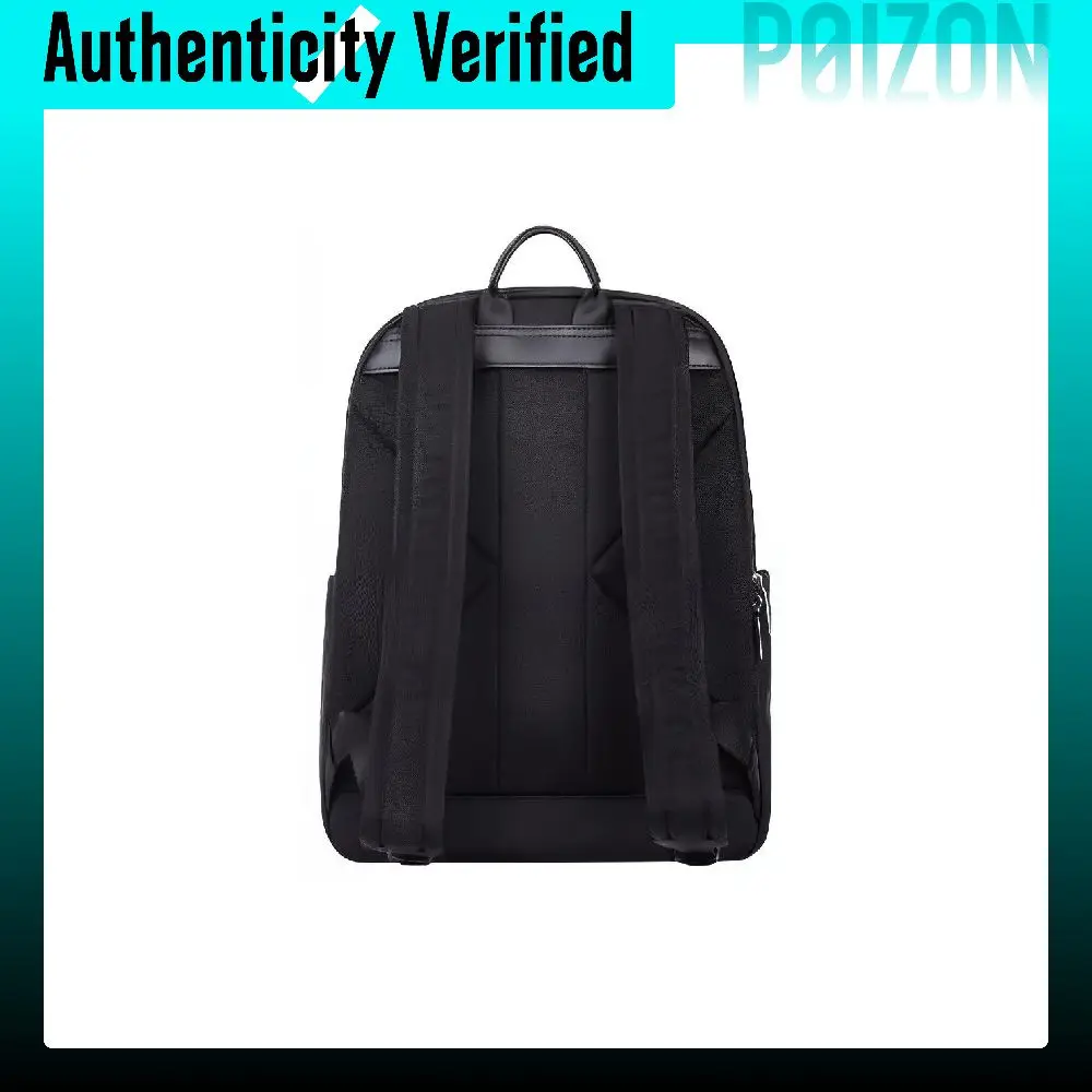 SAMSONITE Fabric With Cow Leather Backpack Men's Black NV2-09001 view 5