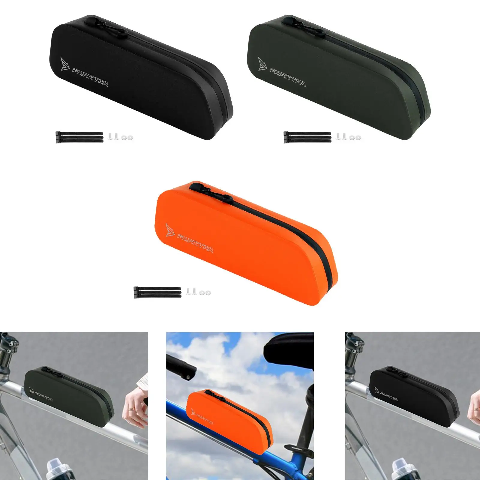 

Водонепроницаемая сумка-органайзер на раму велосипеда для инструментов, телефона и кошелька