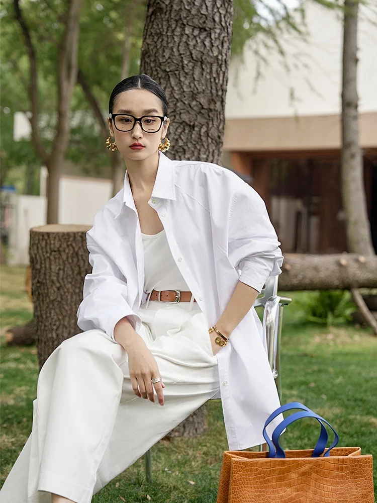 

Женская модная осенняя куртка Lemon Chen свободного кроя из хлопка с высокой плотностью шитья, размер L, коллекция 2025