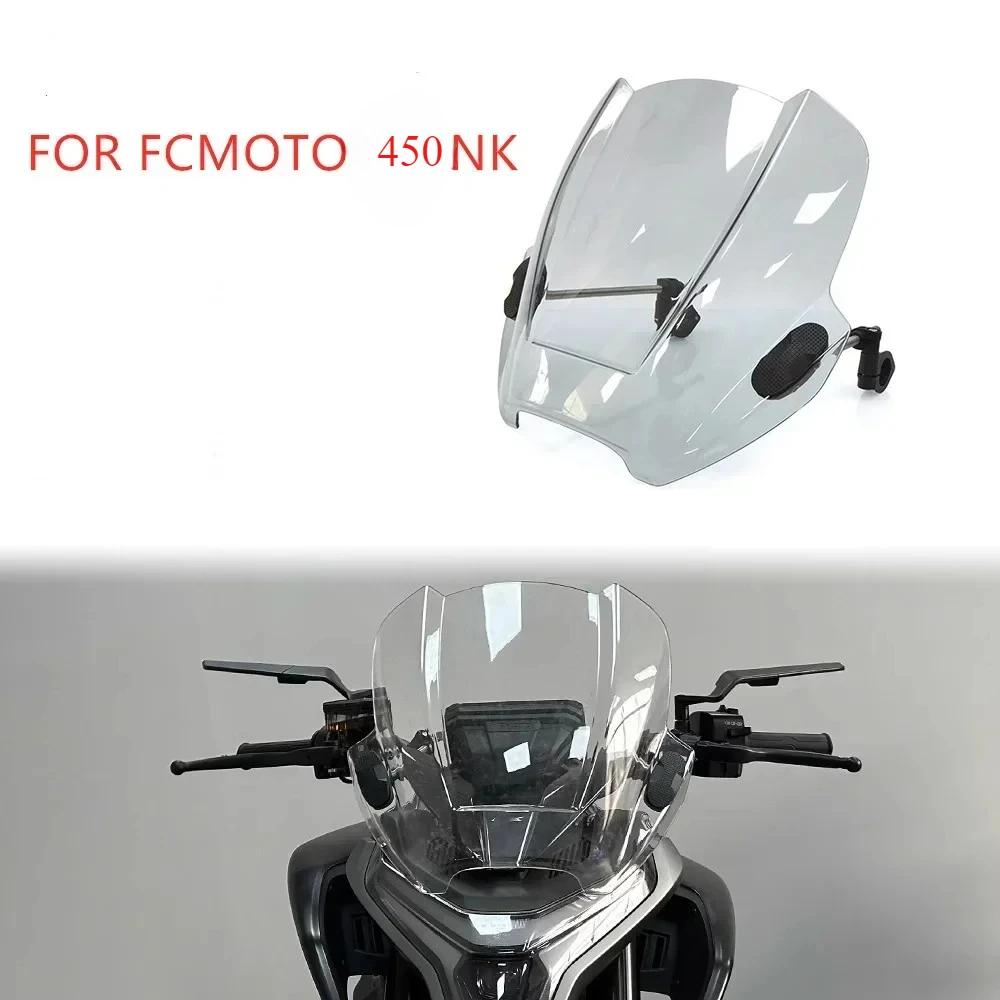 

ДЛЯ CFMOTO 450NK лобовое стекло модифицированное лобовое стекло модифицированное переднее лобовое стекло конкурентоспособная квадратная лампа CF450NK аксессуары для мотоциклов