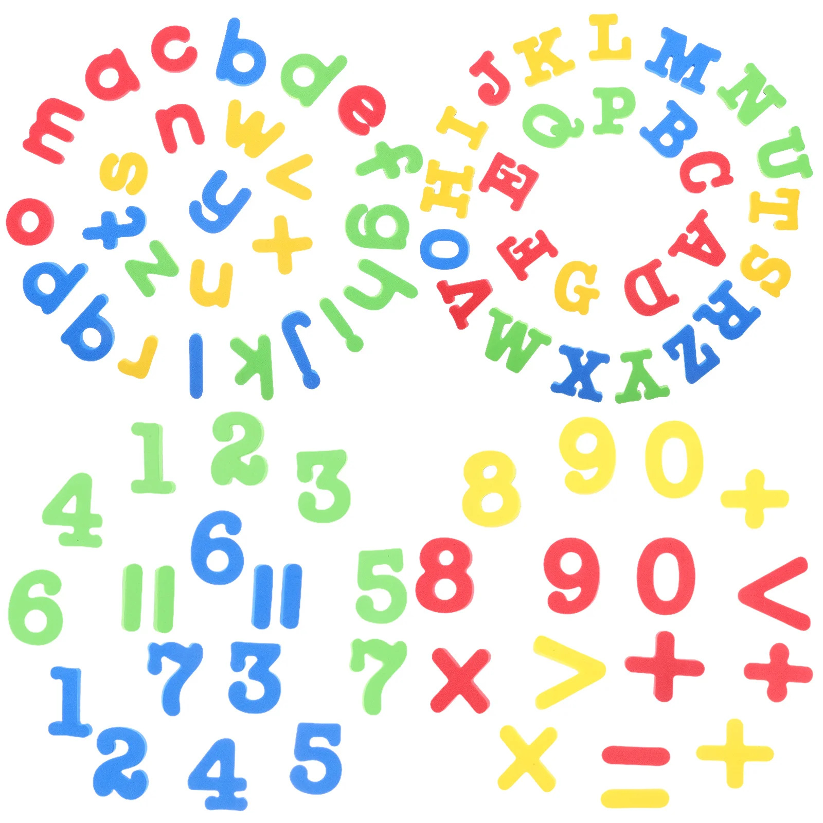 Magnetic Alphanumeric Letter Stickers Nail Alphabet Fridge Fine Eva Numbers For Classroom