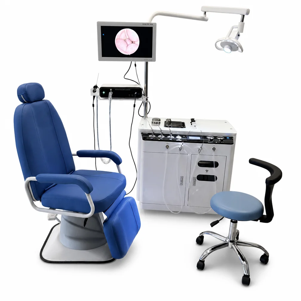 ENT examination and treatment unit standard 2-in-1 endoscope camera