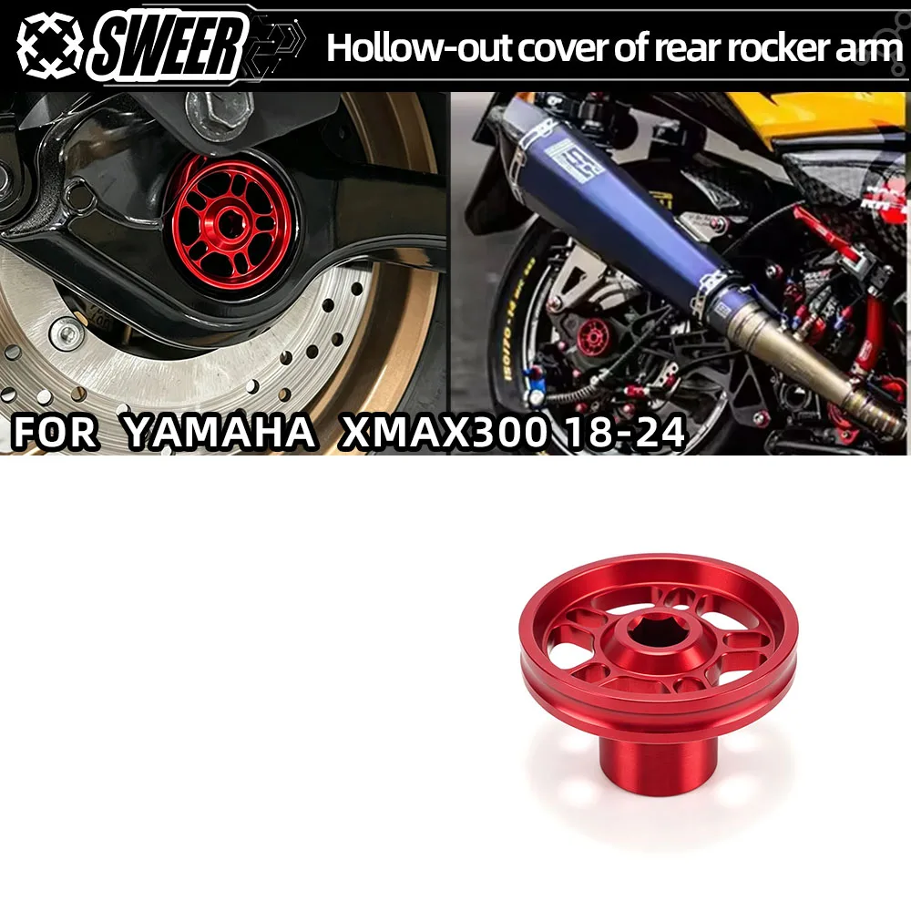 Modified Swingarm Hollow Cover CNC Aluminum Alloy Swing Arm Protector For Yamaha XMAX300 2018- 2024