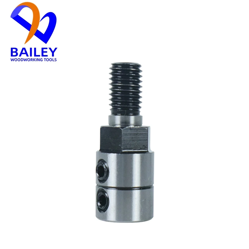 BAILEY 10PCS Keyless Drill Chuck C-M8/M10*45-1 R/L Adapter Drill Drilling Converter Tool Holder Woodworking Tools