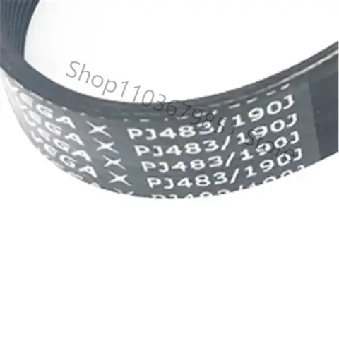 2PCS  Treadmill motor belt PJ483/190J Alternator Belt Poly-V