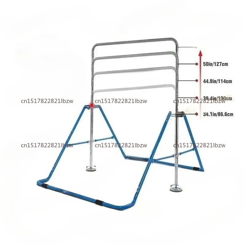 2025 Steel Folding Horizontal Gymnastics Bar Adjustable Playground Equipment Color Home Use