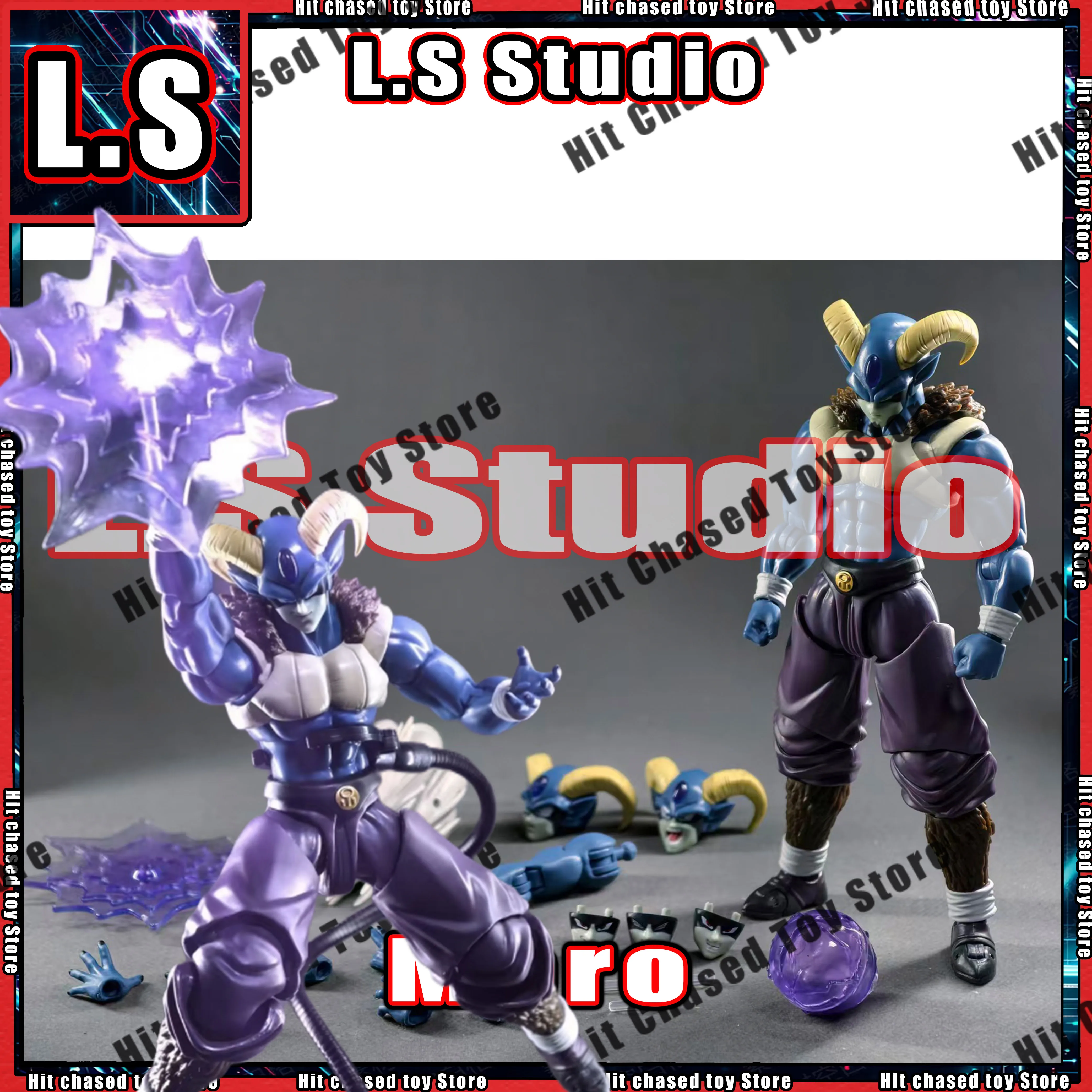 L.S 스튜디오 모로 피규어 브레이크아웃 킹스 A B 드래곤볼 DBZ 슈퍼 애니메이션 액션 피규어 모델 스태츄 어린이 장난감 선물