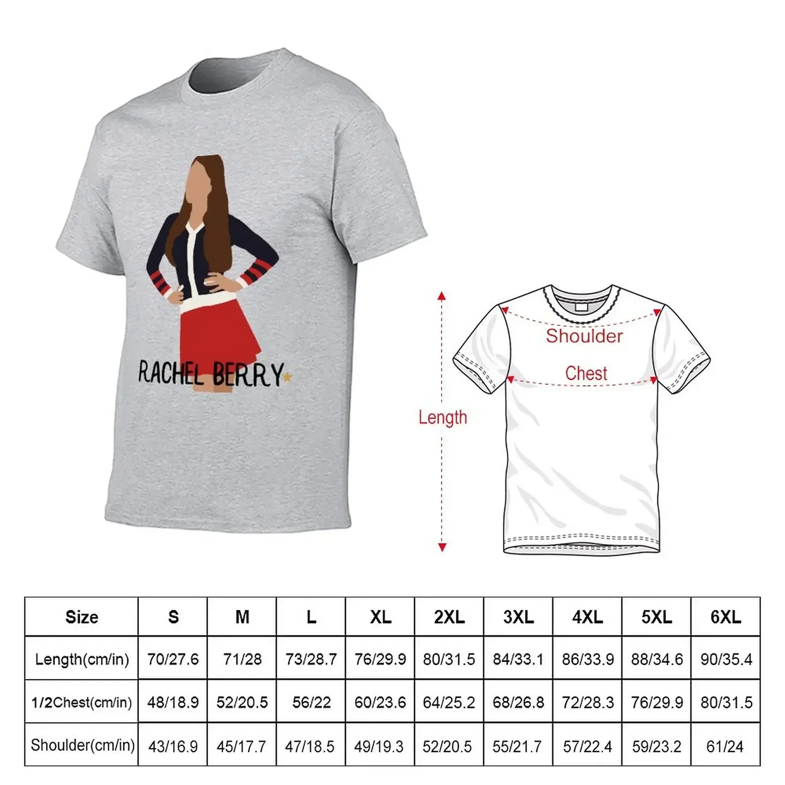 Rachel Berry | Glee T-Shirt korean fashion customizeds animal prinfor boys plain white t shirts men