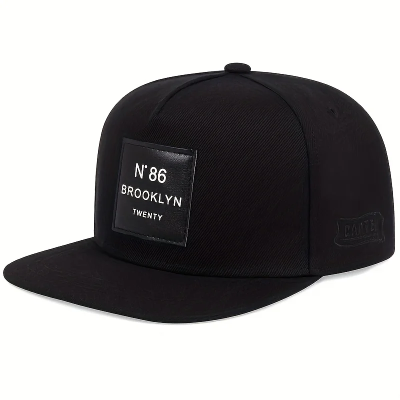 Unisex BROOKLYN Label Hip-Hop-Hüte für Frühling und Herbst, verstellbare, lässige Snapback-Baseballkappen, Sonnenschutzhut für den Außenbereich – Detail 7