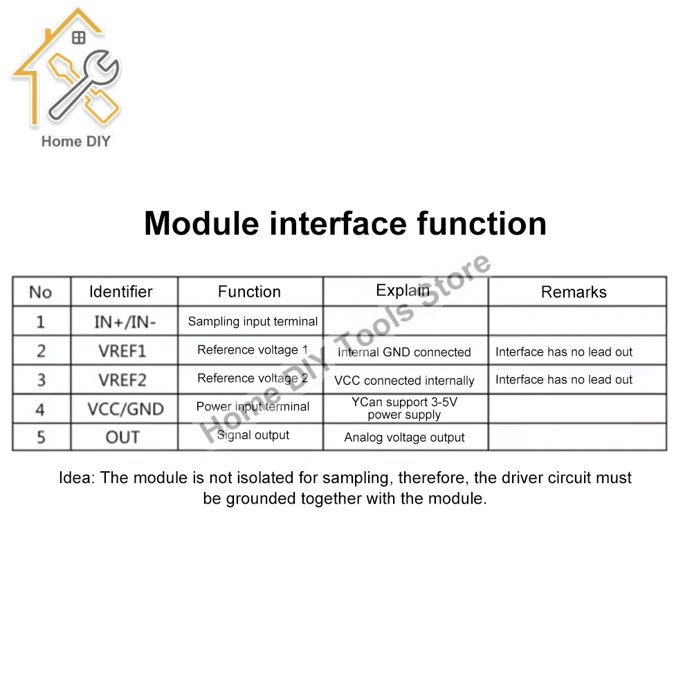 INA240 DC 3V-5V Bi-directionele Huidige Detectie Versterker Huidige Controle Module PWM Onderdrukkingsfunctie