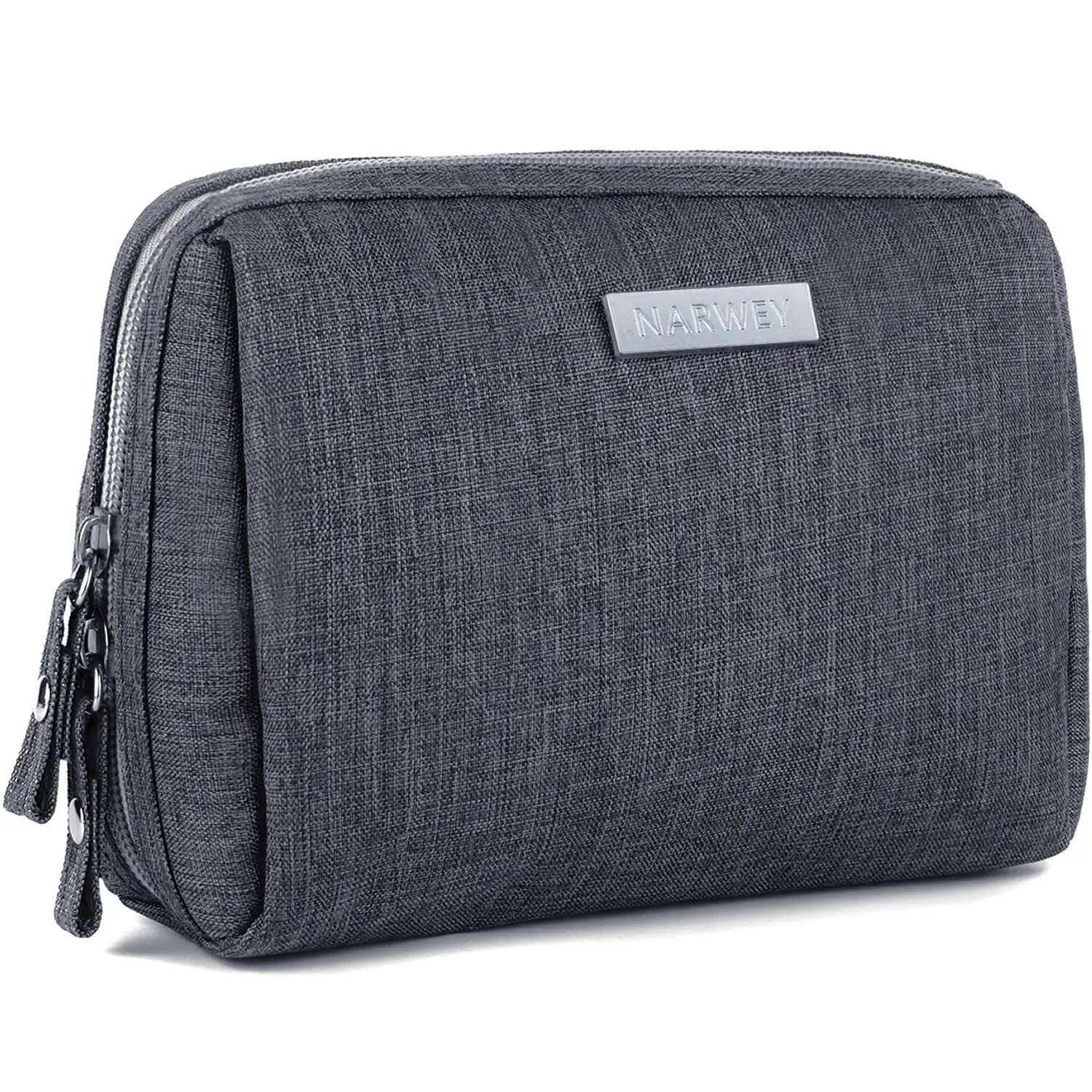 

Mini Makeup Bag Travel Cosmetic Pouch Waterproof Oxford Toilet Bag Cute Women Makeup Organizer with Compartments