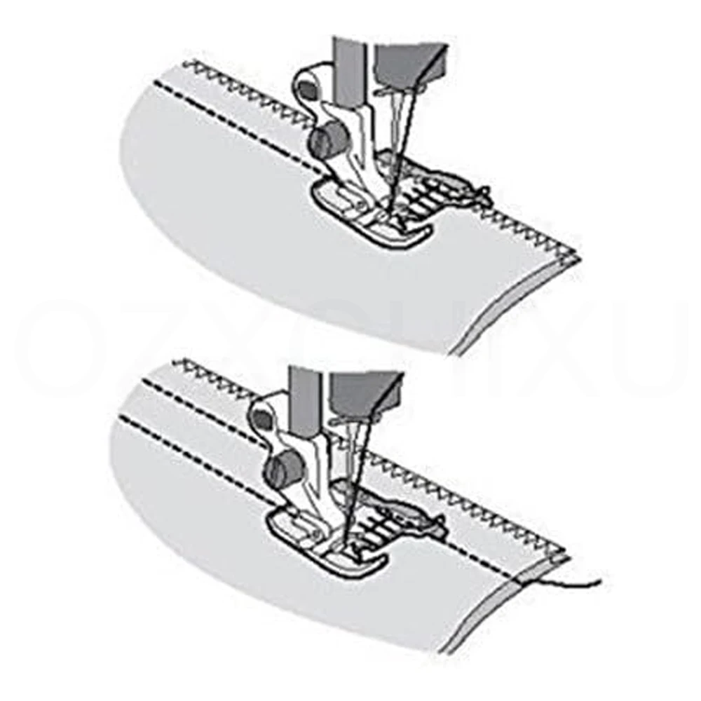 Sewing Machine Snap On Clear Seam Guide Foot 4130348-45 For Viking Group D,1,2,3,4,5,6,7 Machines Sewing Parts Accessories