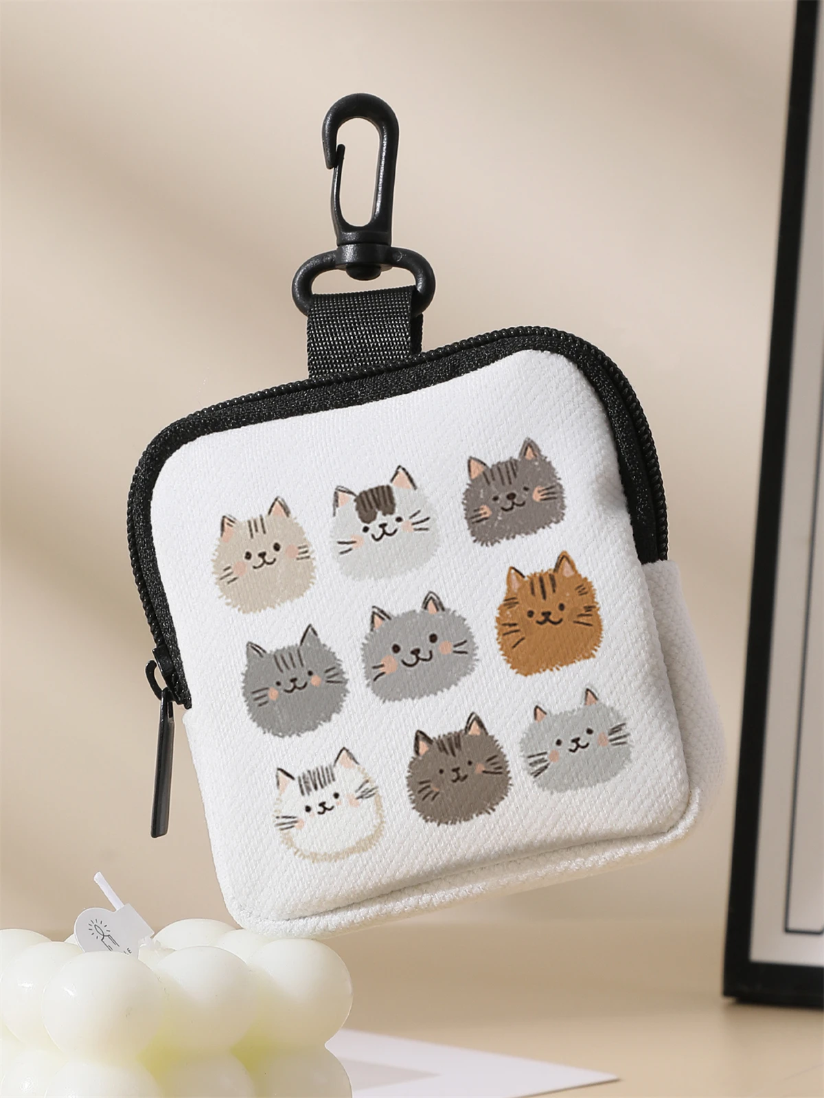 Large Capacity Coin Wallets with Cat Patterns, Digital Printed Wallets, and Storage Bags Are Ideal Choices for Gift Giving