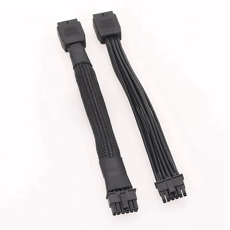 Top-PCI-E 5.0 12VHPWR 16Pin Connector Female To 16(12+4)Pin Male Extension Cable For GPU 3090Ti & RTX4080/4090 Series