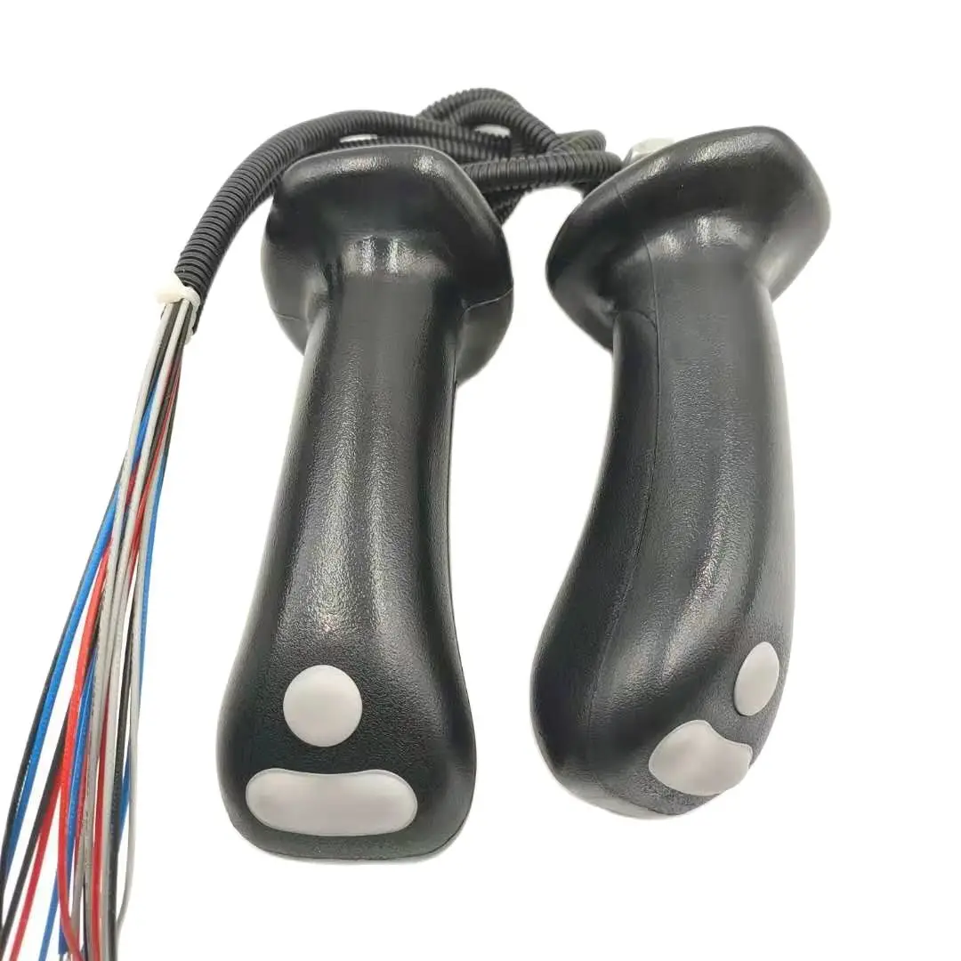 Excavator Parts for Yuchai for LONKING for XCMG for Revo 65/75-8/80 for Rexroth joystick handle glue 4 button keys 12mm