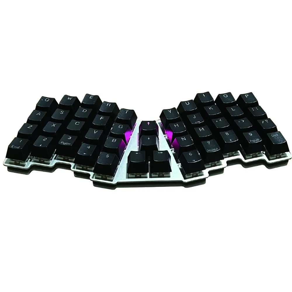 Hotswap Ergonomics 4*5 Alice Style Layout 44kes Min Gaming Mechanical Gaming Keyboard Wired VIA programmable