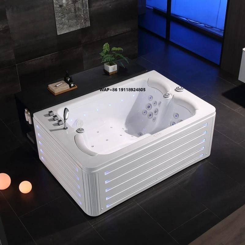 

Внутренняя акриловая гидромассажная ванна-джакузи для пар, для взрослых, для вилл и апартаментов LL762