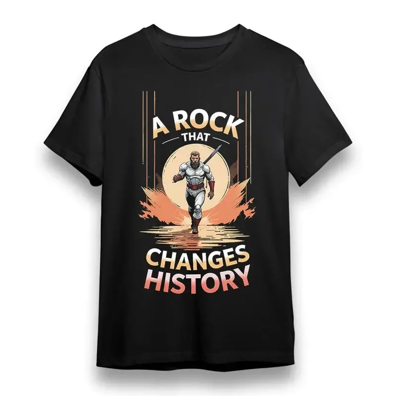 Men'S Soft Plus Size T Shirt With Geologic Impact Black 100 Cotton