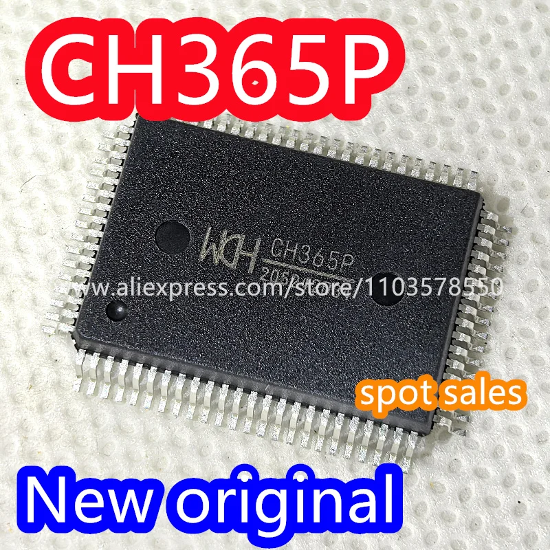 2PCS  100% brand new original CH365P CH365 365P package PQFP-80 PCI bus universal interface chip IC CH36SP