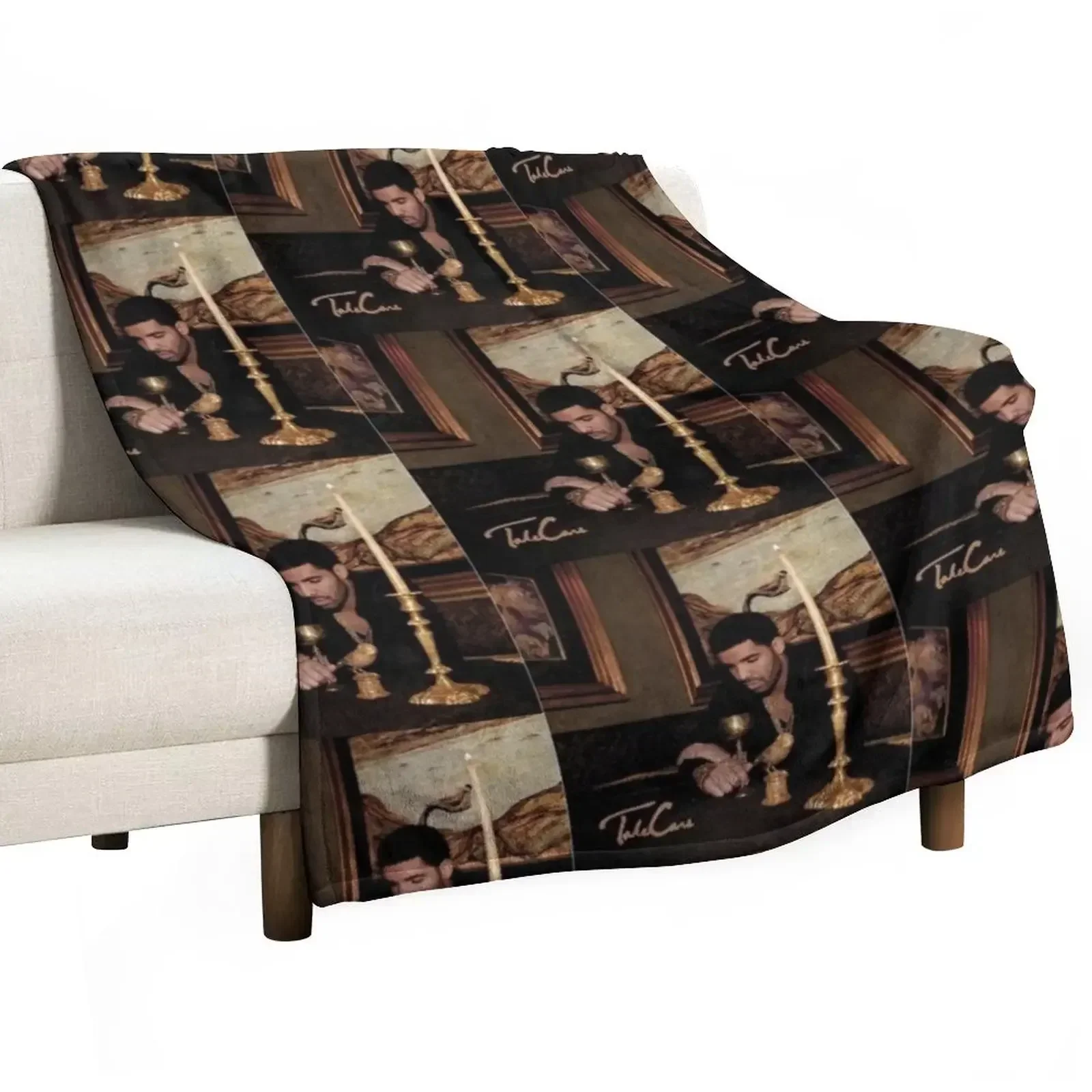 

Drake Take Care Throw Blanket Luxury Throw heavy to sleep Thermal funny gift Blankets