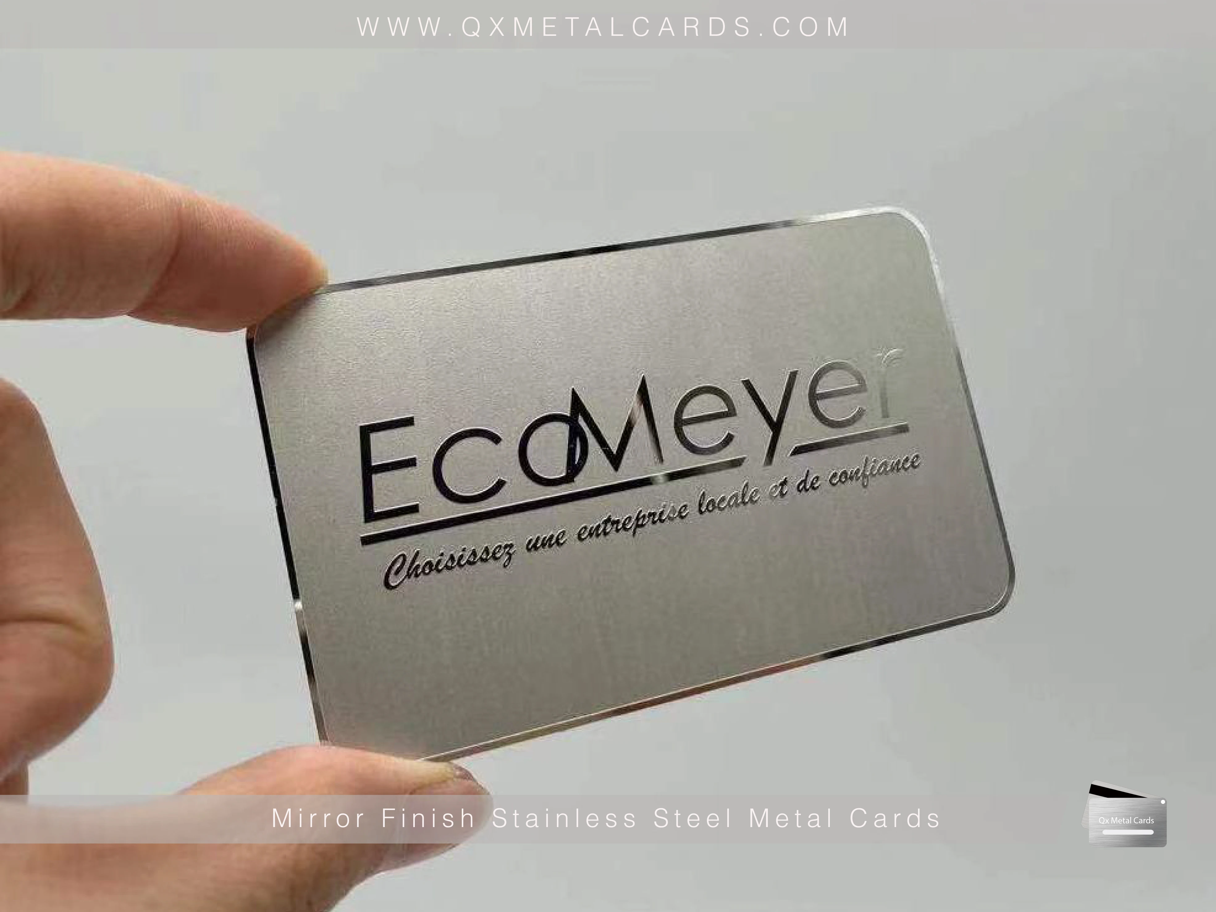 

Durable Mirror Stainless Steel Membership Cards - Ideal for VIP and Loyalty Programs