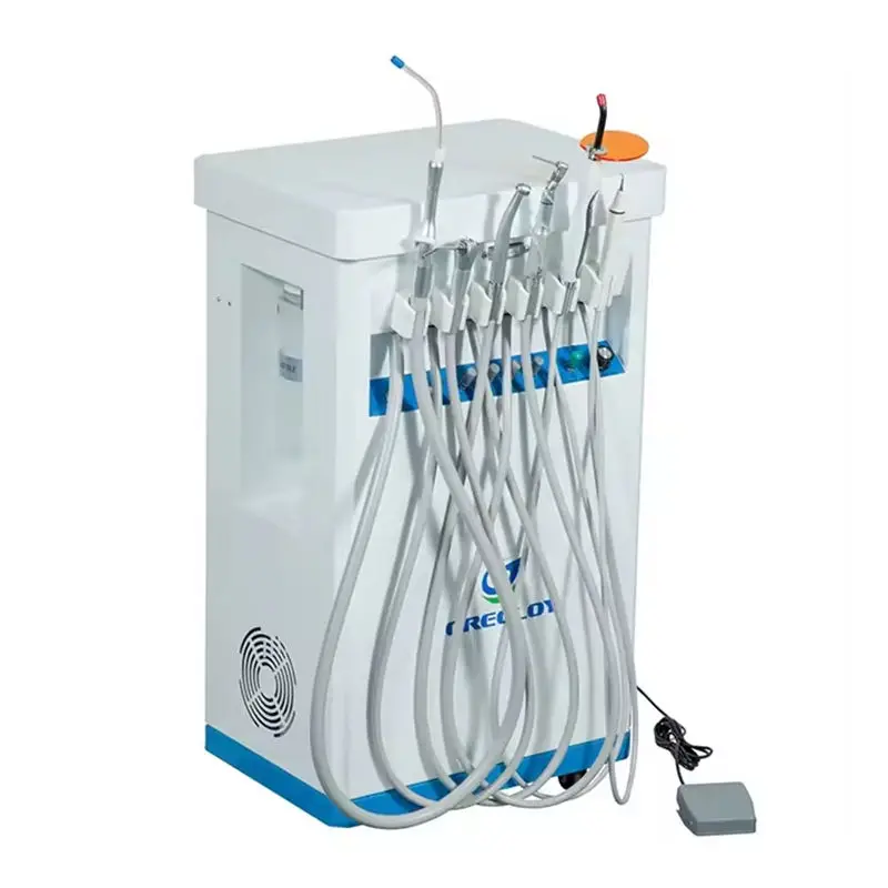 Portable Removable Veterinary Dental Unit with Suction for Animal Teeth Cleaning Mobile Pet Dental Care Equipment