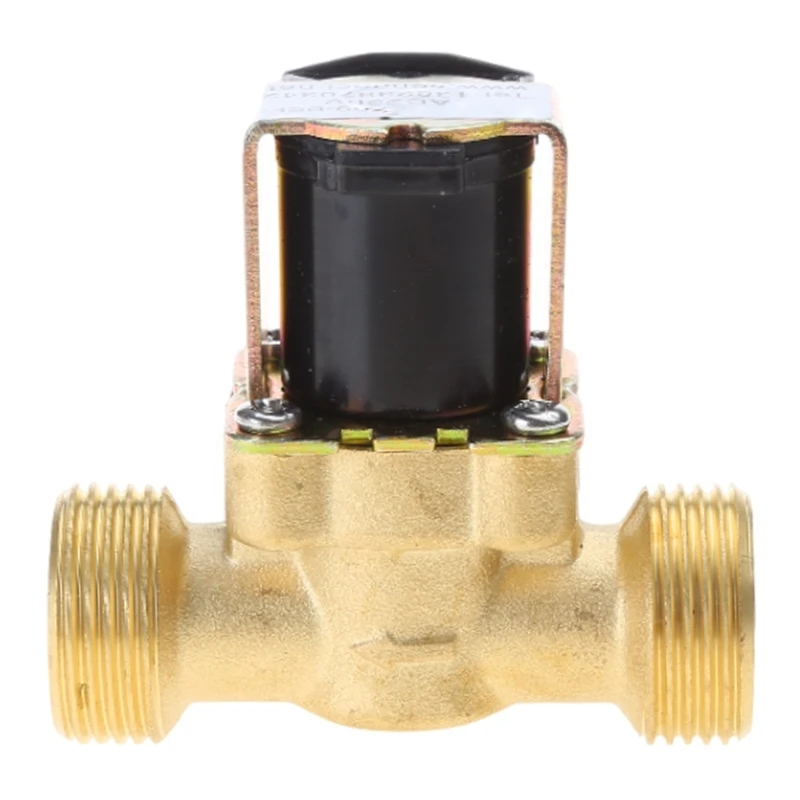 Electric Solenoid DC12V DC24V AC220V Normally Close Water Air Inlet 4 Brass Solenoid Valv