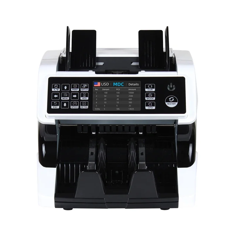 AL-920 CIS Multi Currency Automatic Bill Counting Machine Money Mix Value Note Cash Counting Machine Bill Counter