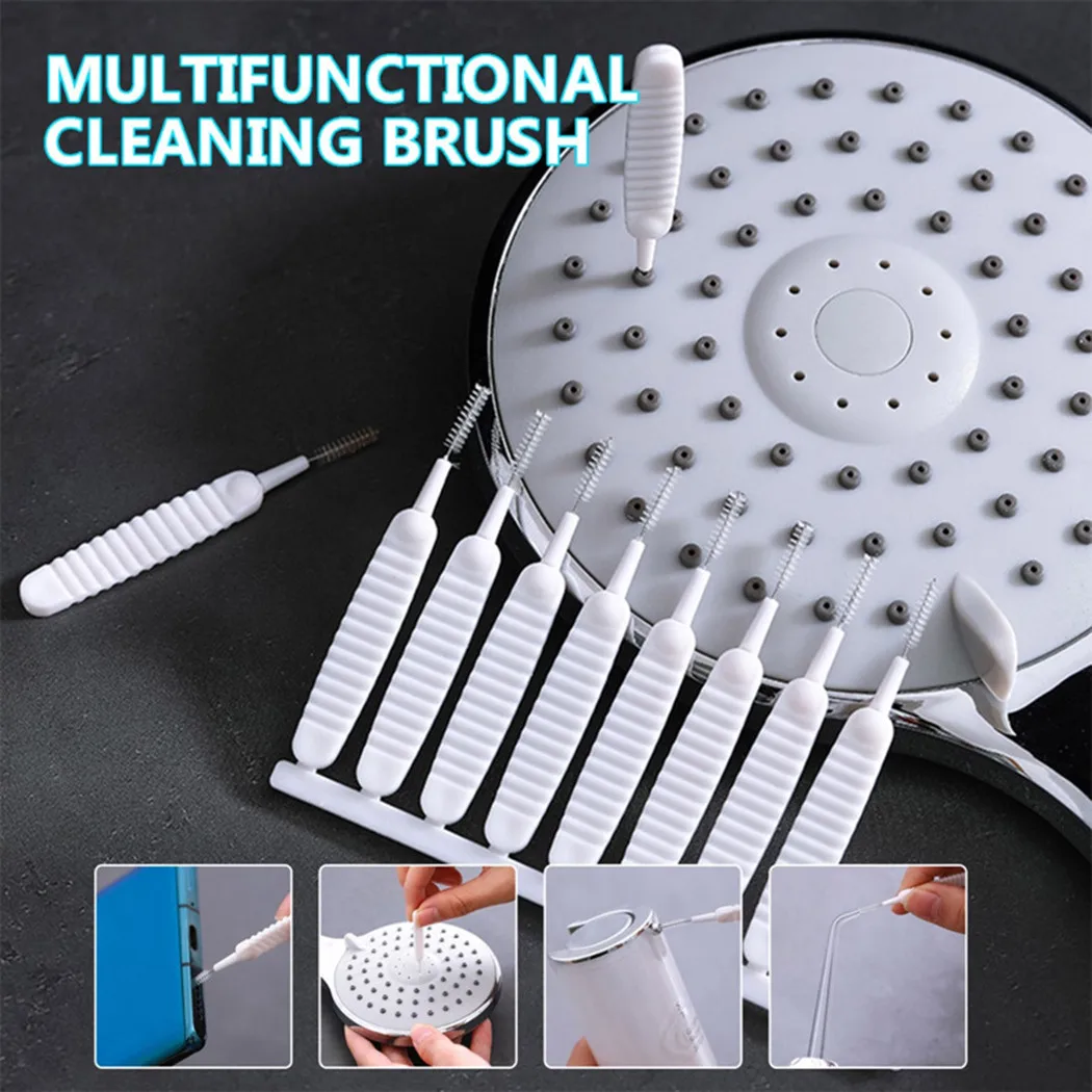 20PCS Shower Head Cleaning Brush Anti-clogging Small Brush Mobile Phone Hole Cleaning Tools Keyboard Gap Washing Accessorie