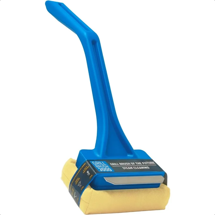 

Grill Rescue BBQ Replaceable Scraper Cleaning Head Bristle Free Safe Durable and Unique Scraper Tools for Cast Iron or StainlSt
