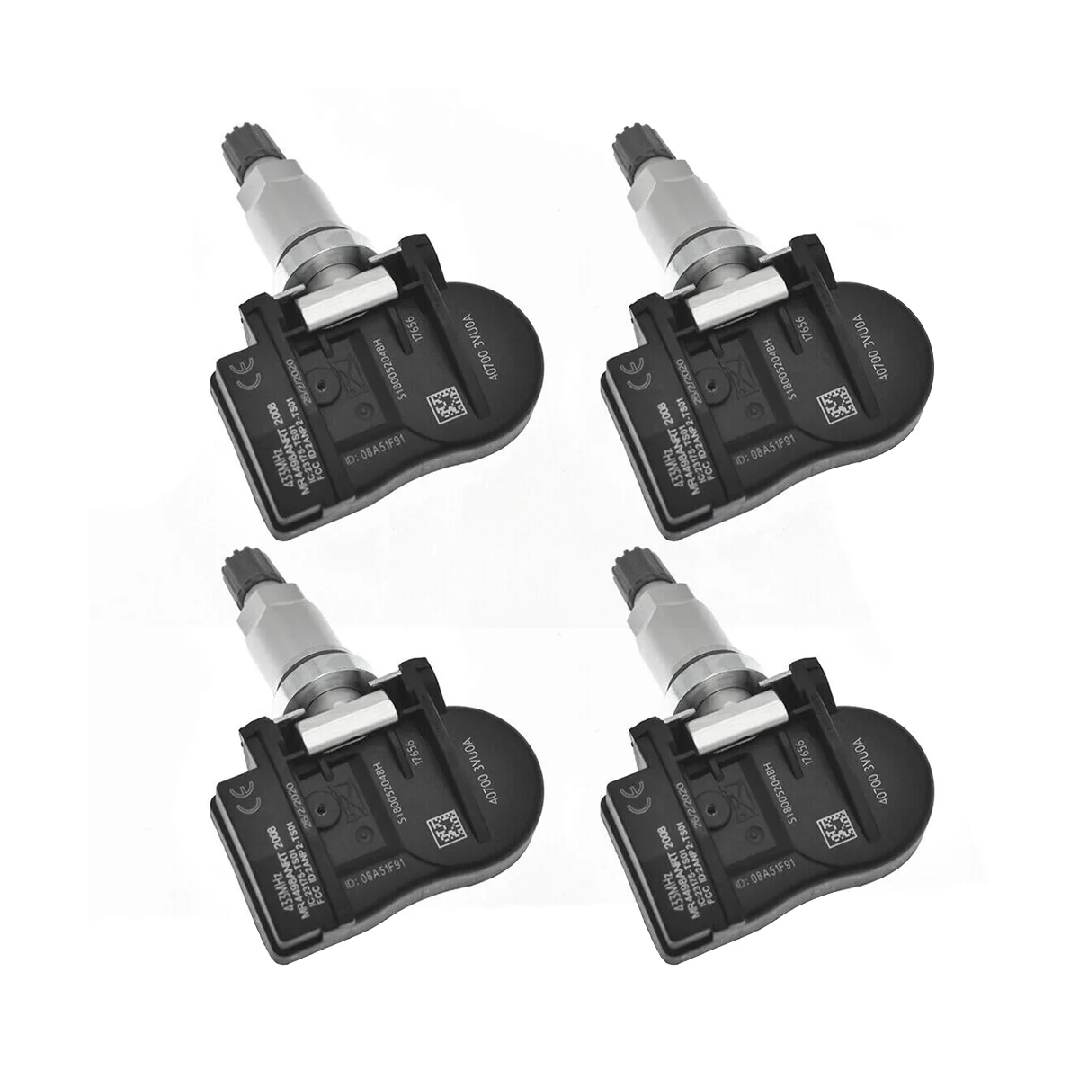 4PCS Tire Pressure Sensors TPMS 40700-3VU0A for Renault Espace Megane KOLEOS for Nissan QASHQAI TIIDA 43 hz