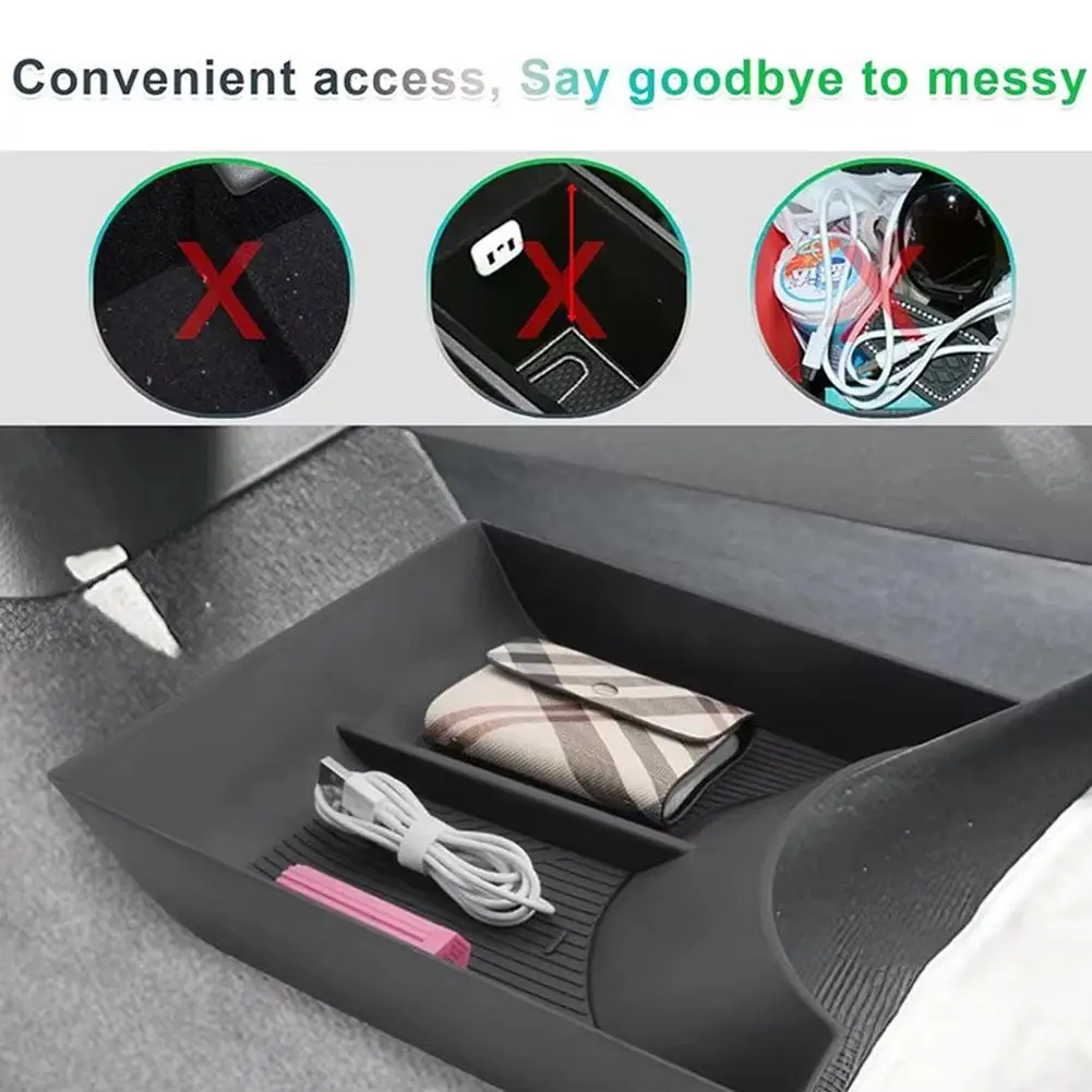 ل Volkswagen ID.UNYX وحدة التحكم المركزية درج منظم مسند الذراع صندوق تخزين المضادة للانزلاق تصميم اكسسوارات السيارات الداخلية