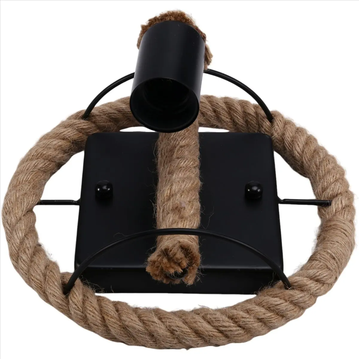 

Винтажный настенный светильник A77I в американском индустриальном стиле, с веревочным элементом, для бара, из железа, для лофта, для проходов (без источника света)