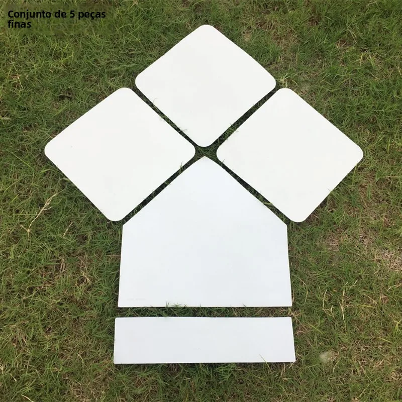 baseball-batting-board-waterproof-base-bag-baseball-competition-pitcher-board-home-plate-thin-thick-base-pad-5-piece-set