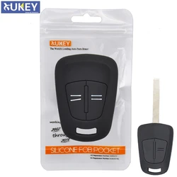 For Vauxhall /Opel Corsa D ASTRA H Meriva Vectra Zafira Signum Agila Silicone Remote Key Case Fob Shell Cover Holder 2 Button