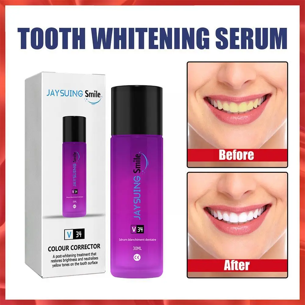 Tanden Bleken Serum Tand Essence Poeder Whitening Care Remove Rook Hygiëne Tanden Orale Reiniging Tool Plak Vlekken Tand H4f9