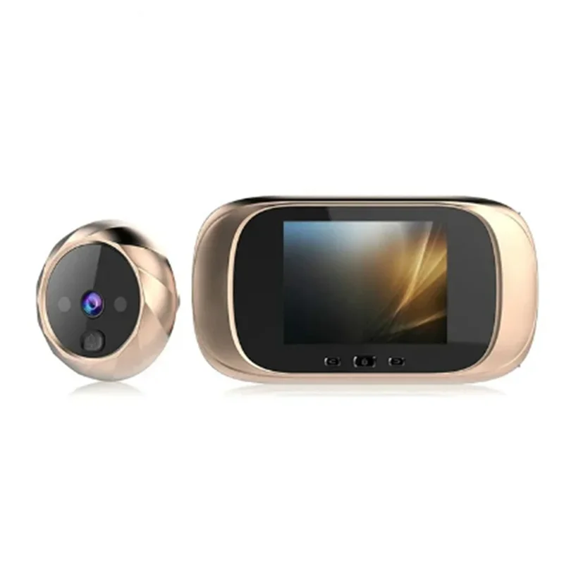 【ADD TO CART 】2X Digital LCD 2.8Inch Video Doorbell Peephole Viewer Door Eye Monitoring Camera 90 Degree Doorbell Motion A