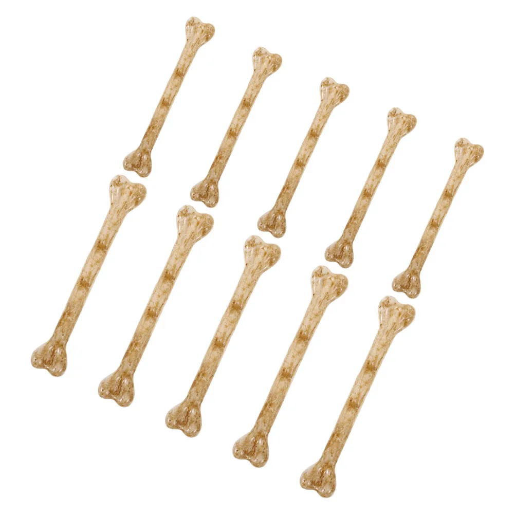 10 قطع صغيرة وهمية العظام الاصطناعية DIY بها بنفسك هالوين الديكور المزحة الدعامة البلاستيك العظام سحر متعددة الأغراض الحرفية الديكور #3