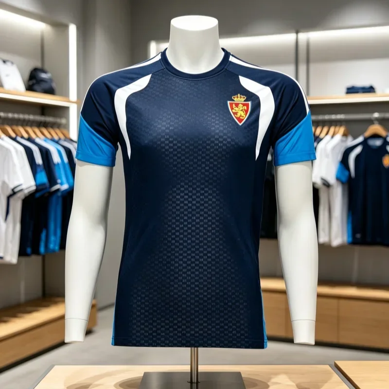 2027 New Zaragoza Niche Fan Customized Casual Sports Fast Drying Breathable 3D Printed T-shirt For Family And Children's Wear