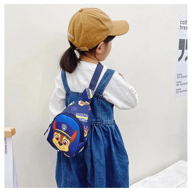 Paw Patrol Chest Bag Kids Children Mini Outdoor Shoulder Bags Boys Girls Paw Patrol Bag Costume Accessories Students Baby Bag