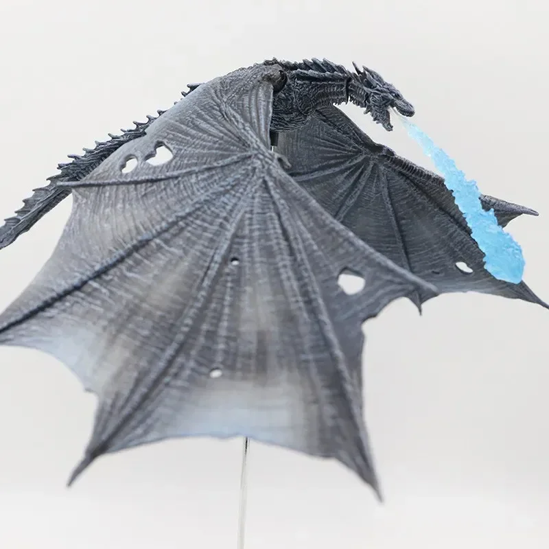 Hot Sale Game Of Thrones Frost Wyrm Viserion Black Dragon Movable Action Figure Model Toys Desk Decor Birthday Gift Xmas Gifts